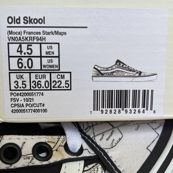 Vans Old Skool
(Moca) Frances Stark/Maps
VNOA5KRF94H
WMNS sneakers athletic shoe - Picture 16 of 16